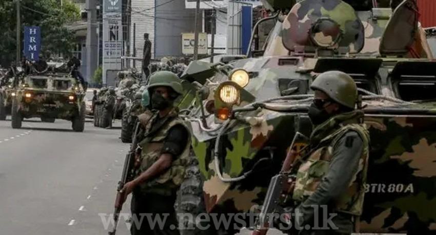 Sri Lanka: President calls Armed Forces to maintain public order